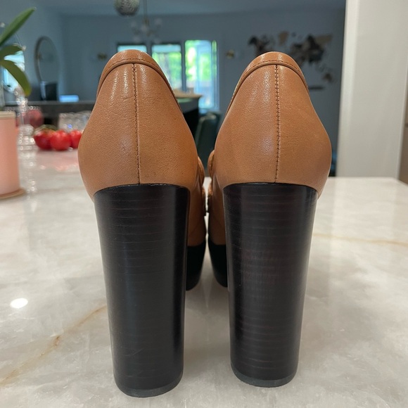 PAIGE Masha Bit Loafer Pump in Cognac - Picture 3 of 7